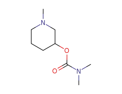 3-dimethylcarbamoyloxy-1-methyl-piperidine