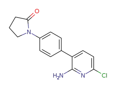 1-(4-(2-amino-6-chloropyri din-3-yl)phenyl)pyrrolidin-2-one