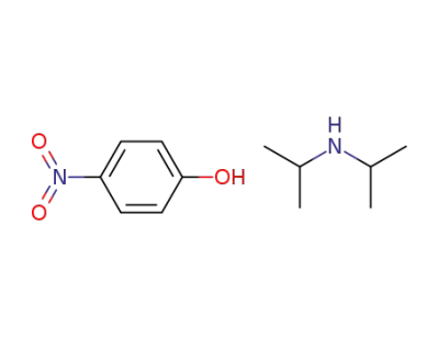 proton-transferred hydrogen-bonding complex of p-nitrophenol and diisopropylamine
