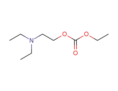 carbonic acid ethyl ester-(2-diethylamino-ethyl ester)